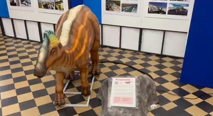 У роботизированного Амурозавра, который «отдежурил» возле павильона Амурской области на ВЭФ-2024, началась вторая жизнь