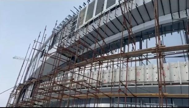 Строительно-монтажные работы в здании «Трибуны Холл» практически завершены