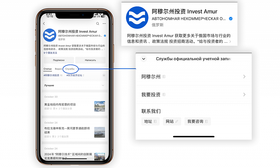 Чаще всего на страницу Агентства Амурской области по привлечению инвестиций в WeChat подписываются пользователи из северной провинции Китая - Хэйлунцзян