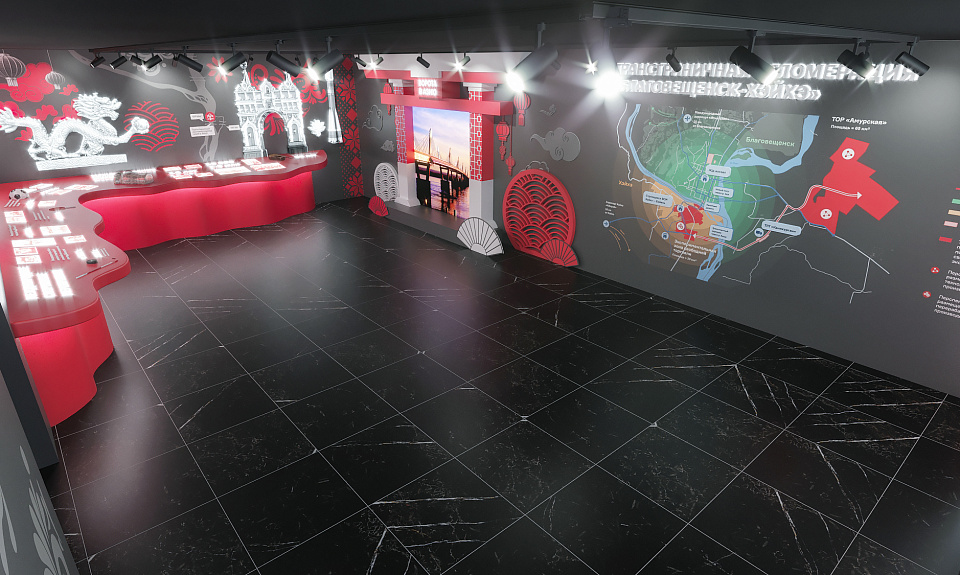 БАМ, дружба с Китаем и 165 лет Амурской области: на улице Дальнего Востока началось строительство павильона к ВЭФ-2023