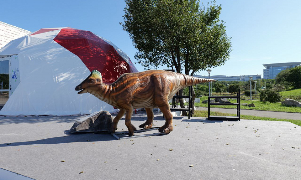 Алексей Чекунков осмотрел павильон Амурской области незадолго до открытия «Улицы Дальнего Востока» в рамках ВЭФ-2024