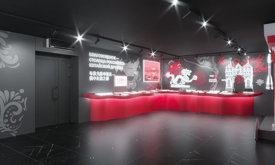 БАМ, дружба с Китаем и 165 лет Амурской области: на улице Дальнего Востока началось строительство павильона к ВЭФ-2023