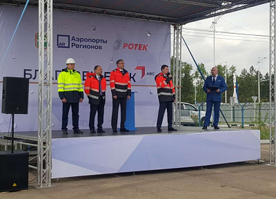 В аэропорту Благовещенск стартовало строительство нового терминала