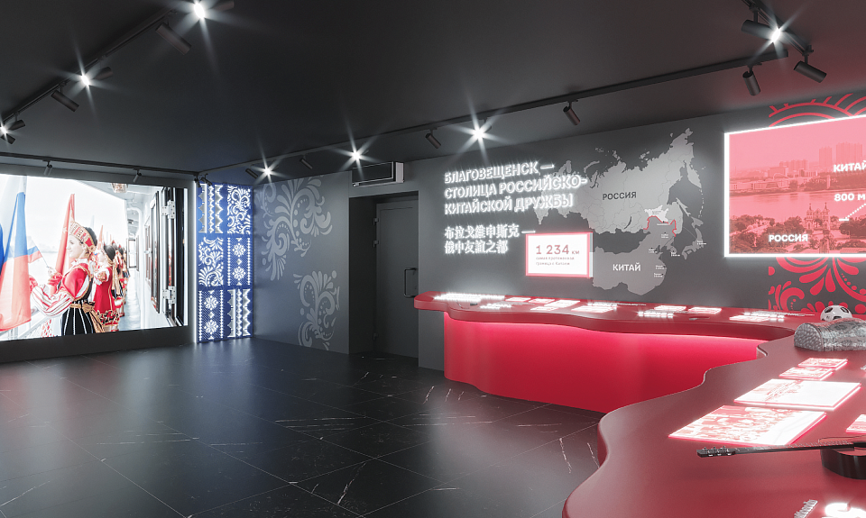 БАМ, дружба с Китаем и 165 лет Амурской области: на улице Дальнего Востока началось строительство павильона к ВЭФ-2023