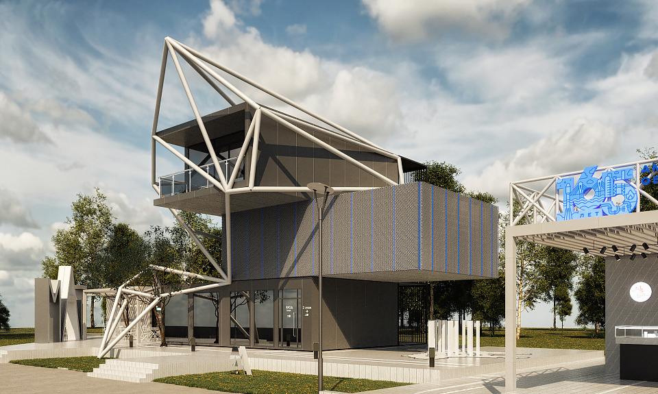 БАМ, дружба с Китаем и 165 лет Амурской области: на улице Дальнего Востока началось строительство павильона к ВЭФ-2023