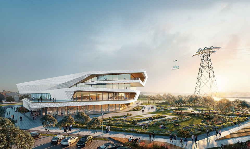 Василий Орлов: «Уникальная трансграничная канатная дорога над рекой точно станет точкой притяжения туристов в Амурскую область». На канатной дороге Благовещенск-Хэйхэ идут строительные работы  