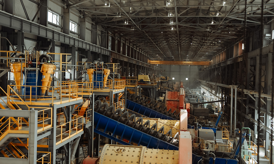 На Маломырском руднике дали технологический старт линии флотации